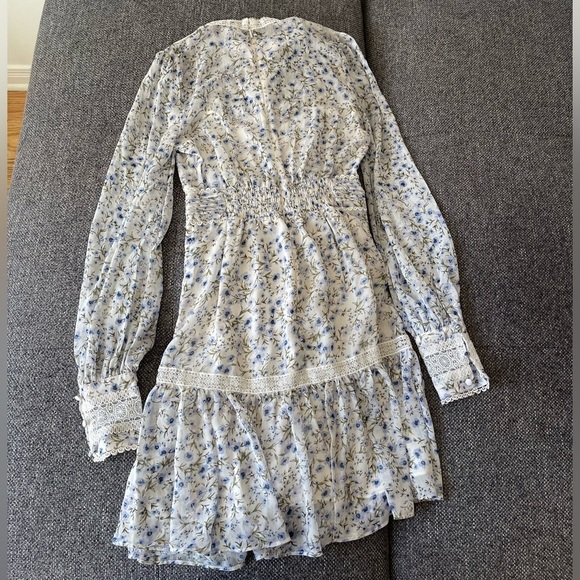 Ever New floral long sleeve mini dress - Picture 3 of 8